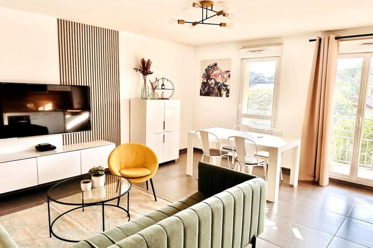 Btobed - Location Professionnelle - Appartement 4 Personnes Parking Gratuit - Proche Parc Des Expositions Et Aeroport Cdg Villepinte  Luaran gambar